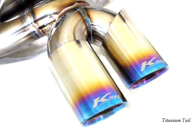 KREISSIEG CAT-BACK F1 SOUND VALVETRONIC EXHAUST SYSTEM TITANIUM FLOATING CURL TAIL SANDBLASTED KSG LOGO MARK MUFFLER TYPE-2 MISSION DUO SELECT WITH VARIABLE FUNCTION FOR MASERATI QUATTROPORTE YEAR ~2012 MQP-06-TITANIUM-TYPE2-DUOSELECT-YES