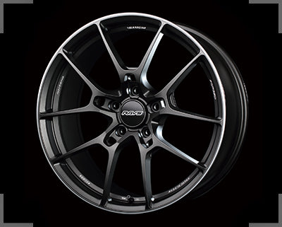 RAYS VOLK RACING G025 19X8.5J +22 5X112 MATTE GUNBLACK/RIM EDGE DC X1 06259852220MK