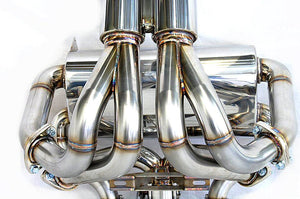 KREISSIEG F1 SOUND VALVETRONIC EXHAUST SYSTEM TITANIUM TAIL SANDBLASTED KSG LOGO MARK FOR LAMBORGHINI MURCIELAGO LAM-01-TITANIUM