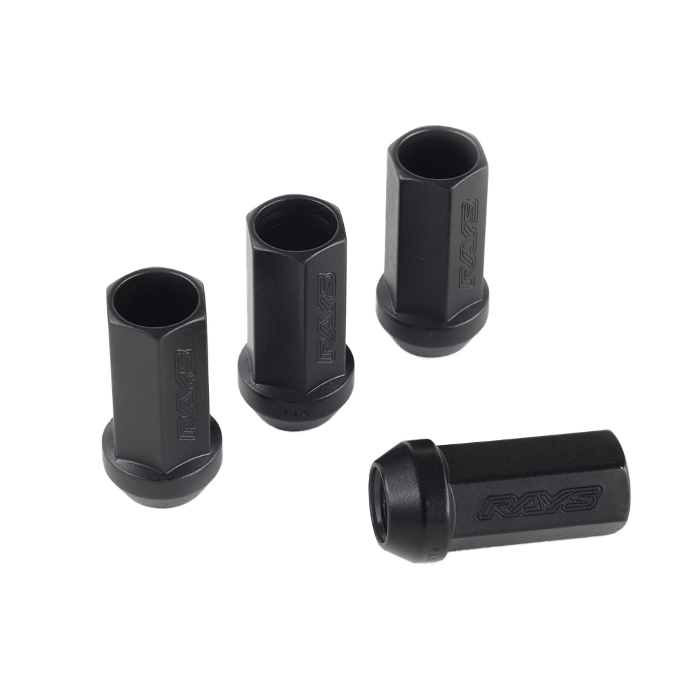 RAYS 19HEX L48 RACING NUT LONG TYPE (OPEN END TYPE) 74130000198BK