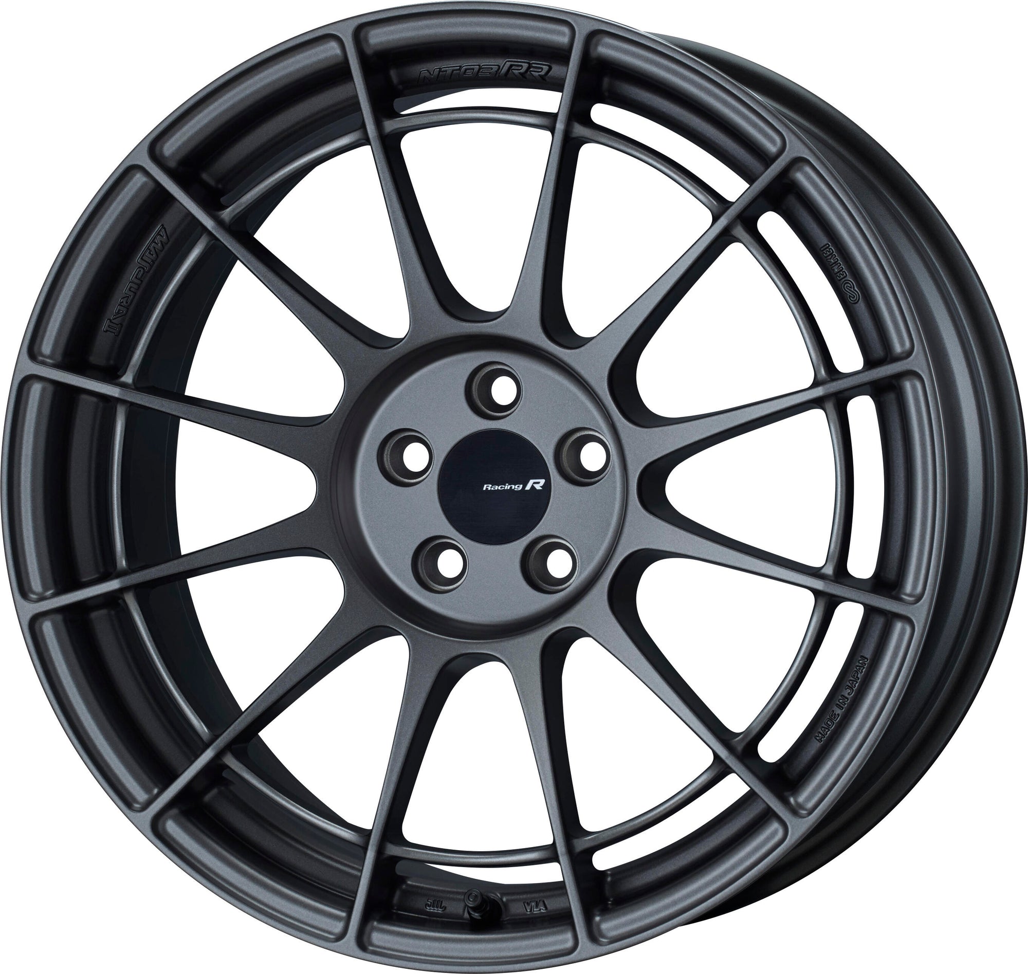 ENKEI RACING REVOLUTION NT03RR TYPE SS 18X9J 100X5 48 MATTE DARK GUNMETALLIC ENKEI-00212