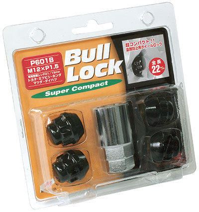 KYO-EI SUPER COMPACT LOCK NUTS M12xP1.5 BLACK P601B