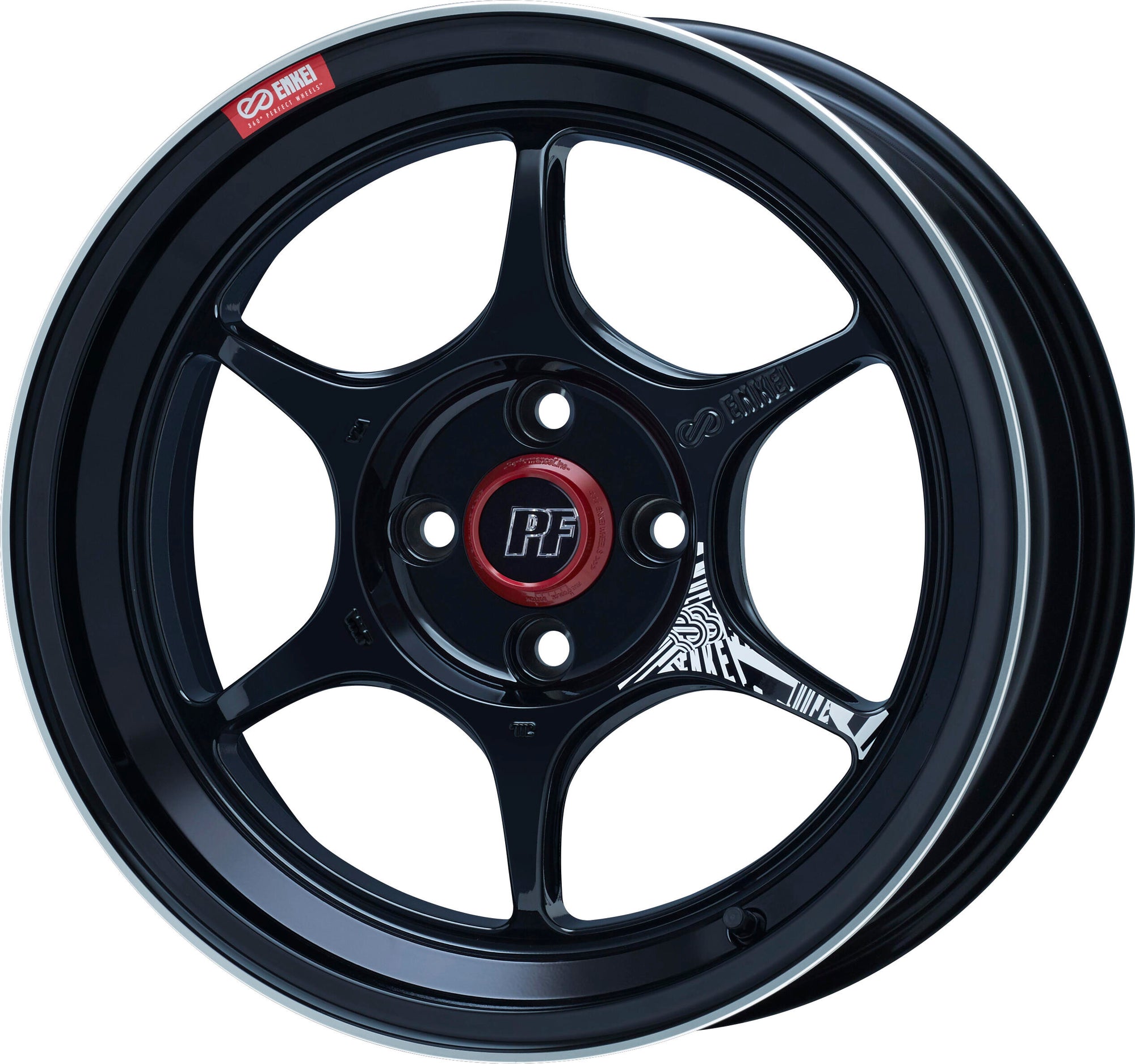 ENKEI PERFORMANCELINE PF06 17X8.5J 100X5 30 MACHINING BLACK ENKEI-00706