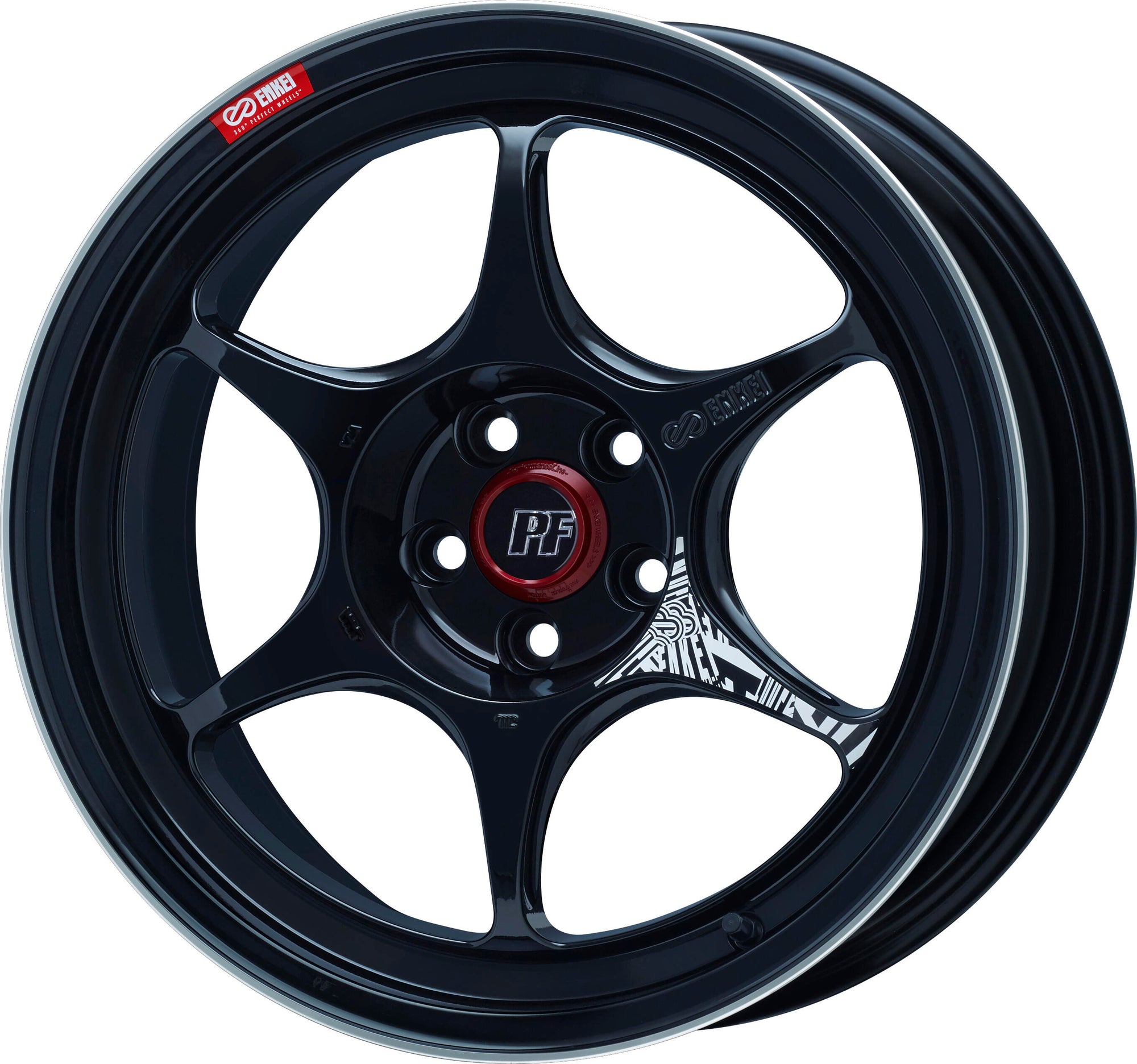 ENKEI PERFORMANCELINE PF06 17X8.5J 100X5 30 MACHINING BLACK ENKEI-00706