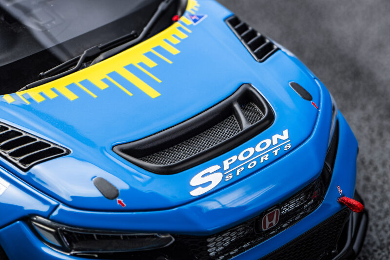 SPOON KYOSHO SPOON CIVIC FL5 (STai 2024) 1/18 SPOON RIGID COLOR CIVIC FOR HONDA CIVIC TYPE R FL5 ORG-MD018-000