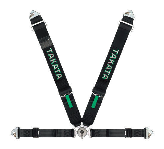 TAKATA RACE SERIES RACING HARNESS 4P SEAT BELT RACE 4N SNAP BLACK RH 71500-0