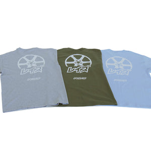 RAYS OFFICIAL T-SHIRT 25S KATAKANA RAYS WHEELS POWDER BLUE MEDIUM 740925SRAYS42