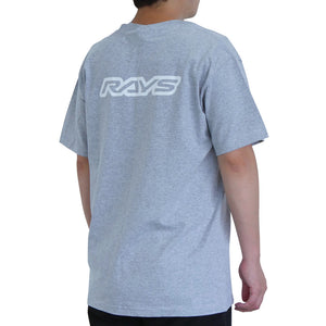 RAYS OFFICIAL T-SHIRT 25S KATAKANA RAYS POWDER BLUE L 740925SRAYS28
