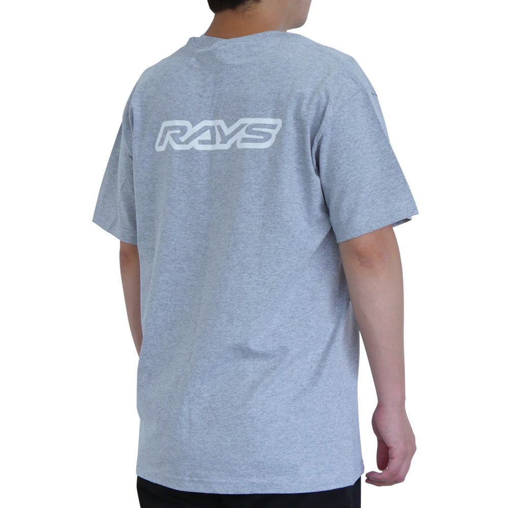 RAYS OFFICIAL T-SHIRT 25S KATAKANA RAYS POWDER BLUE XL 740925SRAYS29