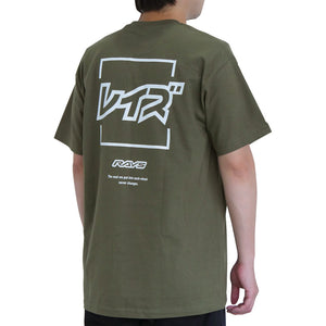 RAYS OFFICIAL T-SHIRT 25S KATAKANA RAYS MILITARY GREEN M 740925SRAYS32