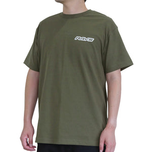 RAYS OFFICIAL T-SHIRT 25S KATAKANA RAYS MILITARY GREEN S 740925SRAYS31