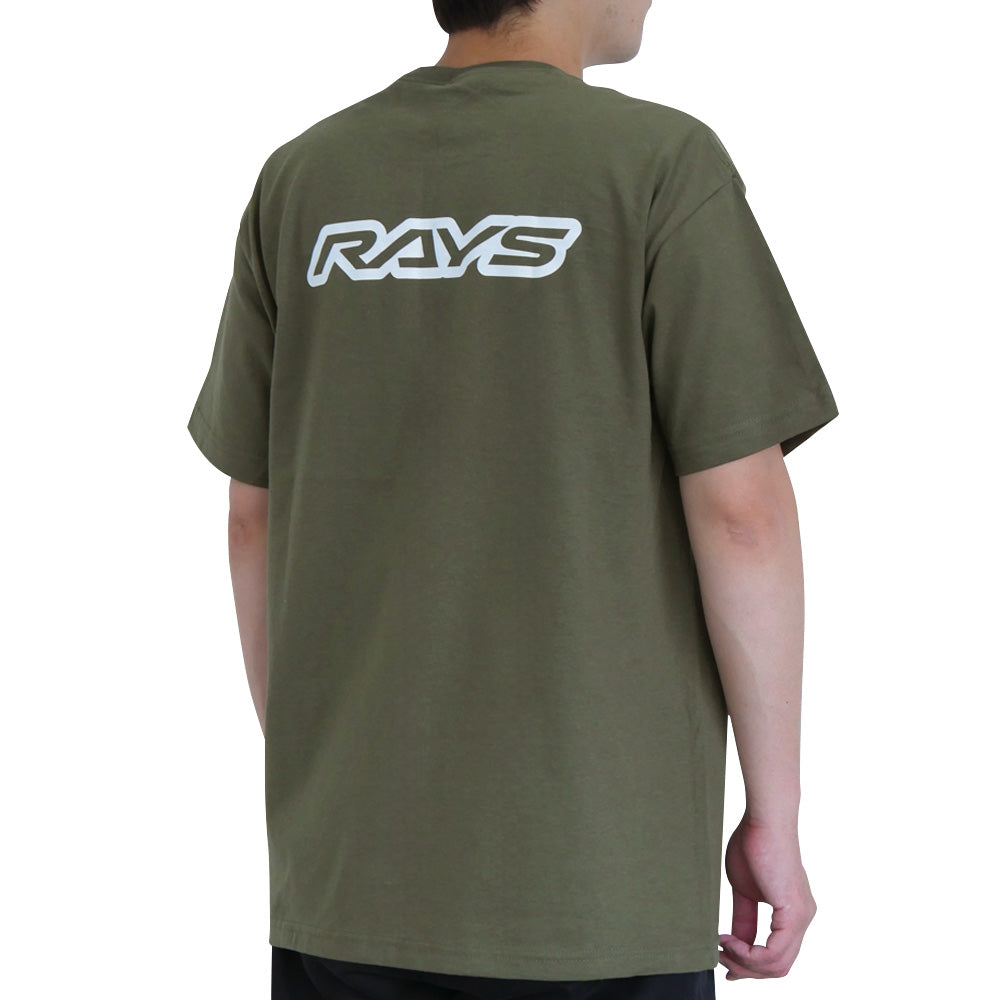 RAYS OFFICIAL T-SHIRT 25S RAYS MILITARY GREEN XL 740925SRAYS19