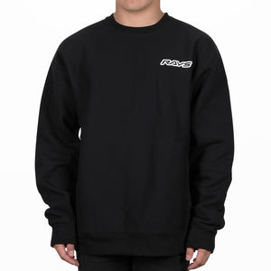 RAYS NO.20 CREWNECK SWEATER 24W BK SIZE S BLACK FOR  7409030020165