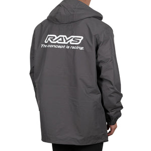 RAYS NO.24 WINDBREAKER HALF ZIP 24W SIZE S GRAY FOR  7409030020196
