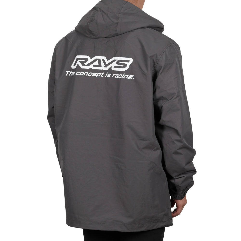 RAYS NO.24 WINDBREAKER HALF ZIP 24W SIZE XL GRAY FOR  7409030020199