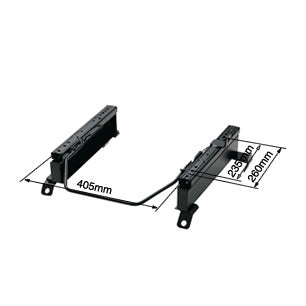 BRIDE SUPER SEAT RAIL LEFT SIDE RB TYPE FOR SUBARU R2 RC1 F004-RB