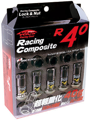 KYO-EI RACING COMPOSITE R40 M12 X P1.25 (LOCK & NUT SET) RC-13K