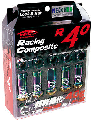 KYO-EI RACING COMPOSITE R40 M12 X P1.25 (LOCK & NUT SET) RC-13N