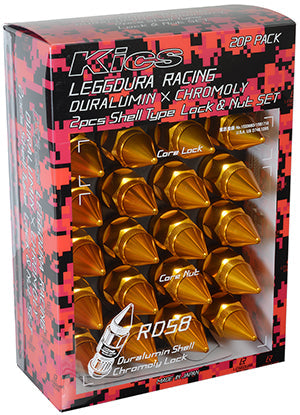 KYO-EI LEGGDURA RACING SHELL TYPE LOCK & NUT SET M12 X P1.5 (RD58) RD58-11U