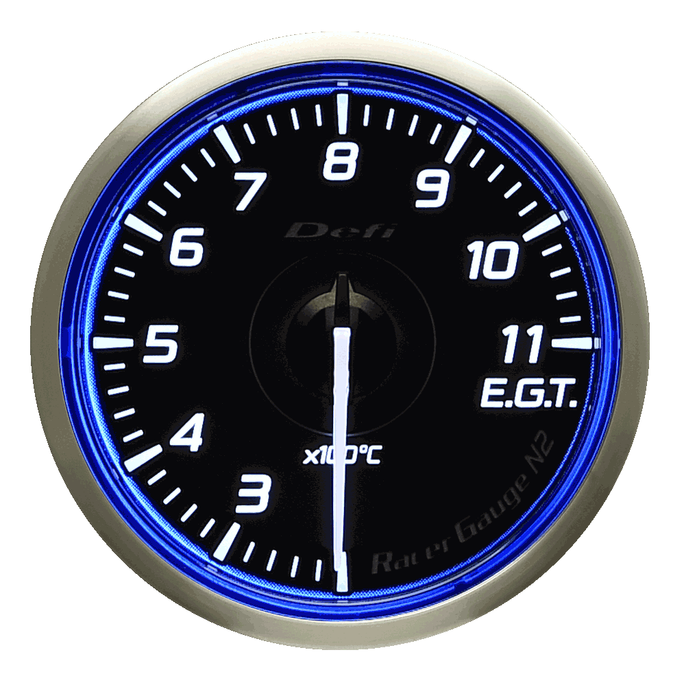 DEFI RACER GAUGE N2 EXHAUST TEMPERATURE 200~1100C 60 BLUE DF17001