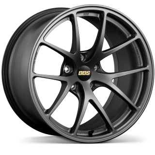 BBS ALUMINUM FORGED 1-PIECE WHEEL RI-A 18X8.5 34 5X120.0 MATTE GRAY (MGR) RI-A063-MGR