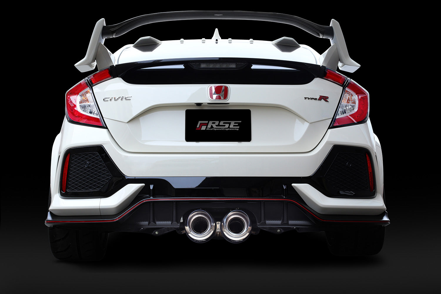 RSE FULL TITANIUM MUFFLER EXHAUST KIT TYPE-D FOR HONDA CIVIC TYPE R FK8 RB6090-HN06C