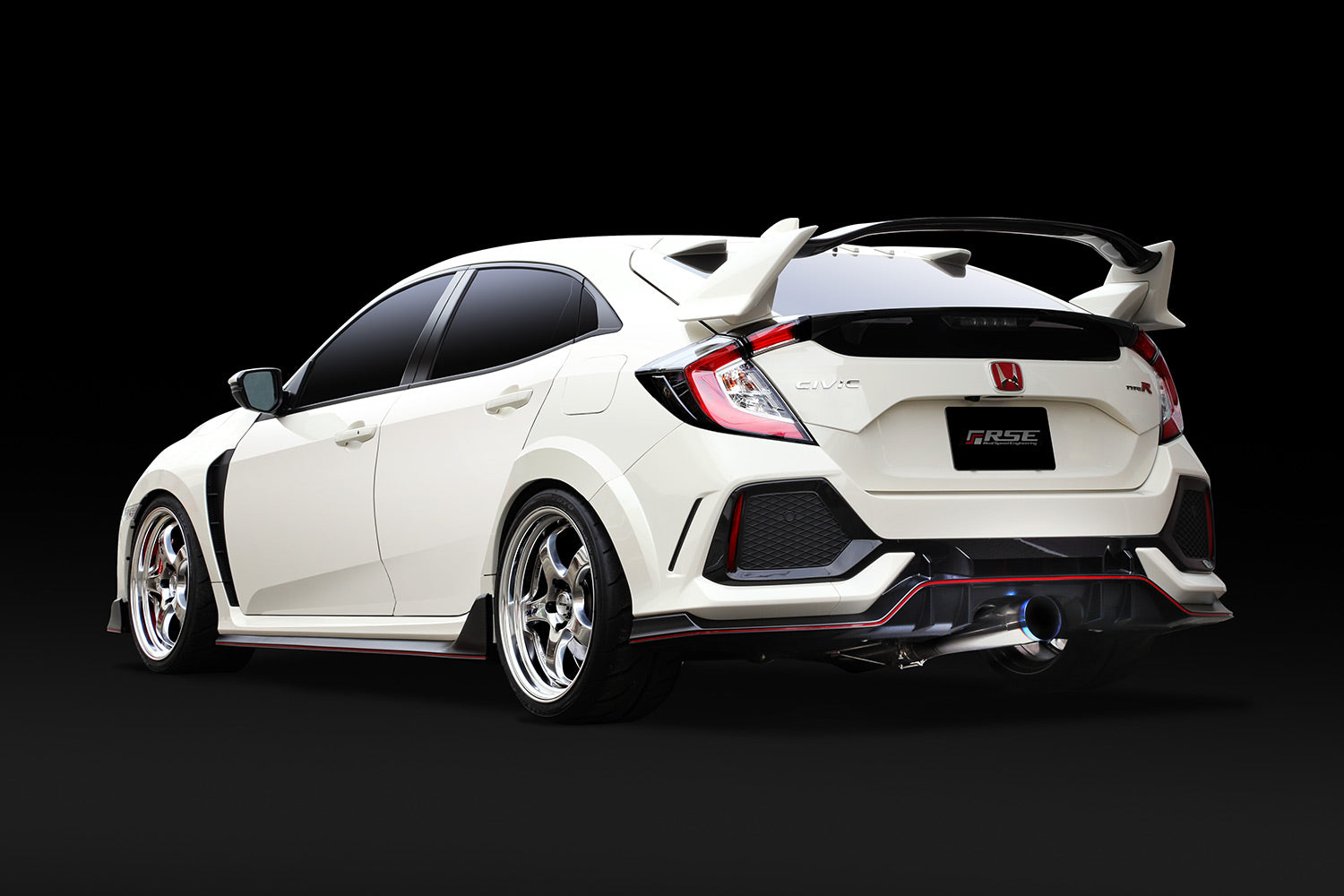 RSE FULL TITANIUM MUFFLER EXHAUST KIT TYPE-R FOR HONDA CIVIC TYPE R FK8 RB6090-HN06A