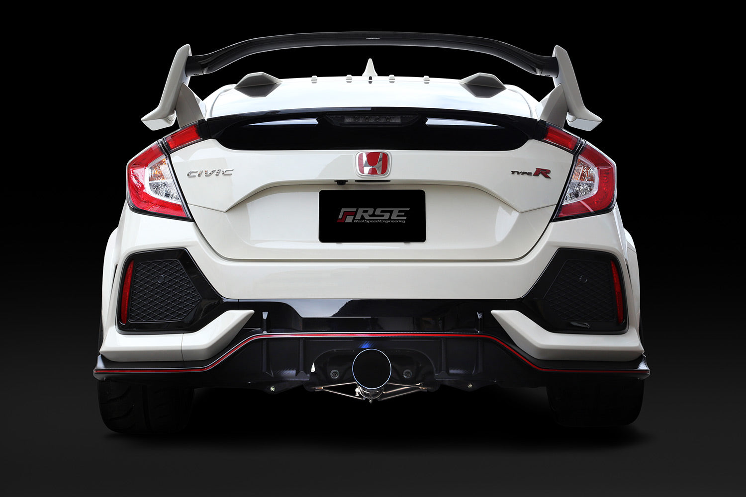 RSE FULL TITANIUM MUFFLER EXHAUST KIT TYPE-R FOR HONDA CIVIC TYPE R FK8 RB6090-HN06A