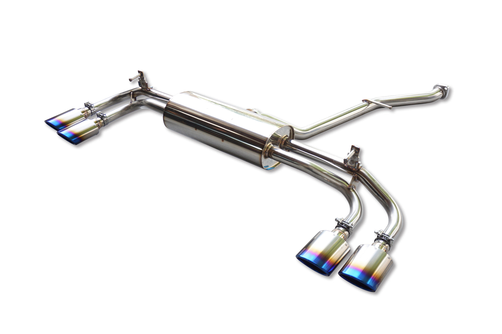 EXART ONE MUFFLER GRAPHITE METALLIC OVAL TAIL (110MM X 70MM 4 PIECES) EXHAUST EXHAUST FOR LEXUS RX450H+ 6LA-AALH16 A25A-FXS EA02-LX115-G