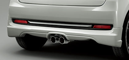 MUGEN Rear Under Spoiler cutlery silver metallic  For N-WGN JH1 JH2 84111-XMM-K0S0-CL