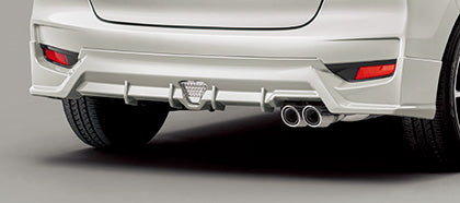 MUGEN Rear Under Spoiler Crystal Black Pearl  For FIT JAZZ GK3 GK4 GK5 GK6 GP5 GP6 84111-XMKB-K1S0-CB