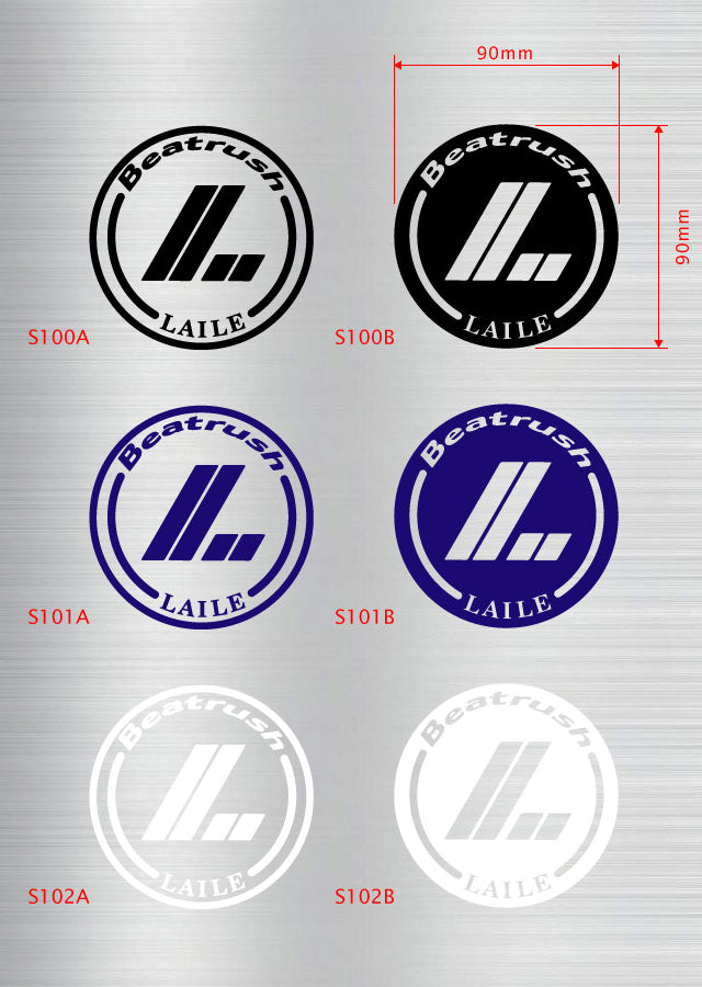 LAILE BEATRUSH LAILE CIRCLE TYPE STICKER BLUE A S101A