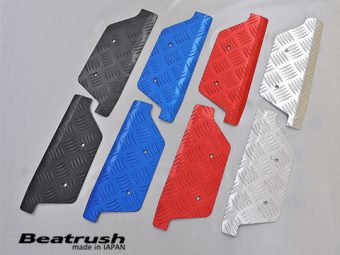 LAILE BEATRUSH DOOR STEP PLATE SILVER For TOYOTA HIACE VAN TRH200V S101800SPS