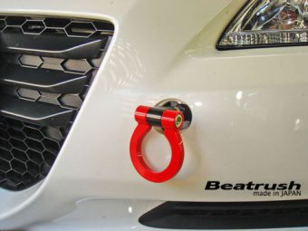 LAILE BEATRUSH FRONT TOW HOOK RED For CR-Z ZF1 FIT RS GE8 INSIGHT ZE2 S104206TF-FSA