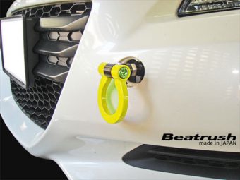 LAILE BEATRUSH FRONT TOW HOOK YELLOW For CR-Z ZF1 FIT RS GE8 INSIGHT ZE2 S104206TF-FS