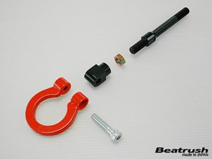 LAILE BEATRUSH FRONT TOW HOOK RED For SUBARU IMPREZA WRX GDB GDA S106016TF-FSA