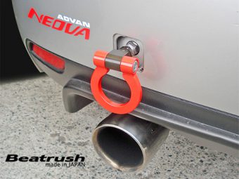 LAILE BEATRUSH REAR TOW HOOK RED For SUBARU IMPREZA WRX STi GRB GVB S106020TF-RSA