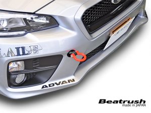 LAILE BEATRUSH FRONT TOW HOOK YELLOW For SUBARU WRX STi VAB S106024TF-FS
