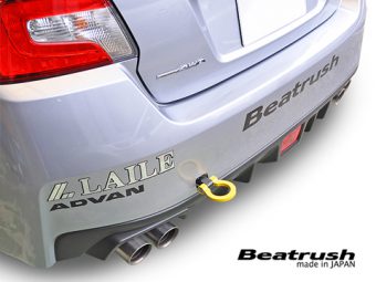 LAILE BEATRUSH REAR TOW HOOK YELLOW For SUBARU WRX STi VAB S106024TF-RS
