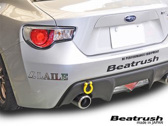 LAILE BEATRUSH TOW HOOK FRONT OR REAR YELLOW For 86 ZN6 BRZ ZC6 S106400TF-FS