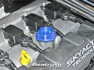 LAILE BEATRUSH ONE TOUCH TYPE OIL FILLER CAP SILVER For MAZDA S1401AM-Z1S
