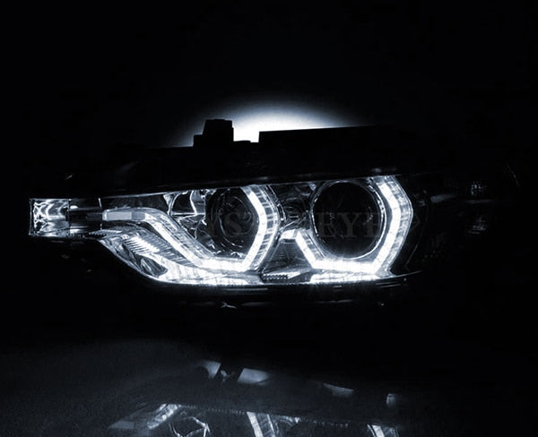 CRYSTAL EYE LATE STYLE LED HEADLIGHTS FOR BMW F30 F31 3 2012-2014 SEDAN EARLY HID VEHICLES S283CR