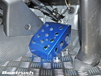 LAILE BEATRUSH DRIVER'S FOOTREST SILVER For TOYOTA HIACE VAN TRH200V S41800DRS