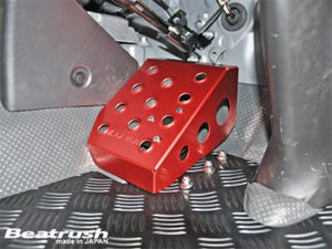 LAILE BEATRUSH DRIVER'S FOOTREST SILVER For TOYOTA HIACE VAN TRH200V S41800DRS