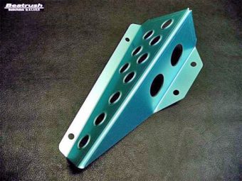 LAILE BEATRUSH DRIVER'S FOOTREST SILVER For IMPREZA WRX GDB GDA IMPREZA WRX GC8 S46010DRS