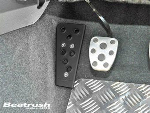 LAILE BEATRUSH DRIVER'S FOOTREST SILVER For SUBARU WRX STi VAB S46024DRS