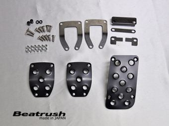 LAILE BEATRUSH PEDAL SET BLACK FOR SUBARU BRZ ZD8  S46400PS-AK