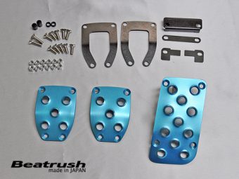 LAILE BEATRUSH PEDAL SET BLACK FOR SUBARU BRZ ZD8  S46400PS-AK