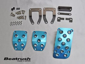LAILE BEATRUSH FOOT PEDAL SET DEEP BLUE For TOYOTA 86 ZN6 SUBARU BRZ ZC6 S46400PS-AD