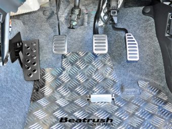 LAILE BEATRUSH DRIVER'S FOOTREST BLACK For SUZUKI ALTO WORKS HA36S S48504DRK